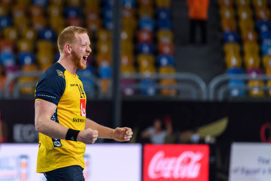 Jim Gottfridsson of Sweden celebrates