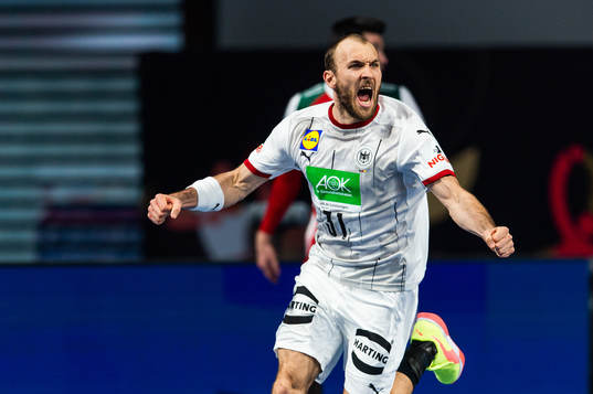 during the 2021 IHF World Handball Championship match
