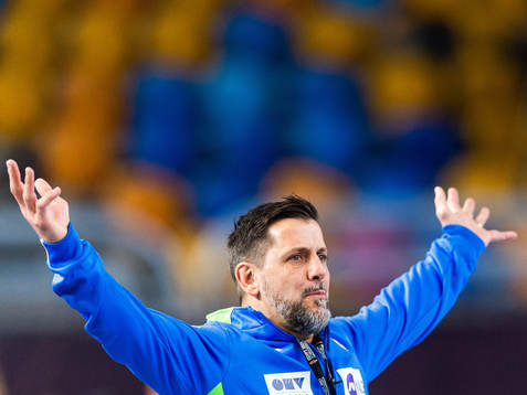 Ljubomir Vranjes, head coach of Slovenia