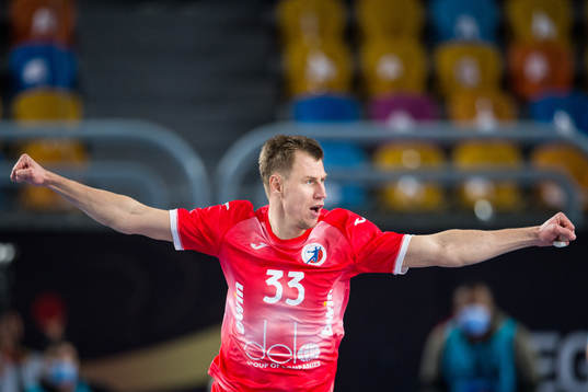 Daniil Shishkarev of Russia celebrates