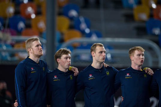 Anton Lindskog, Valter Chrinz, Lukas Sandell and Jonathan