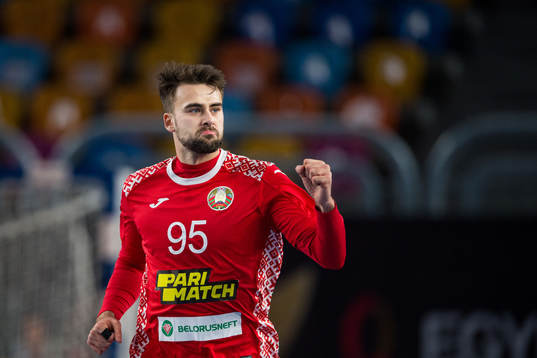 Vadim Gayduchenko of Belarus celebrates