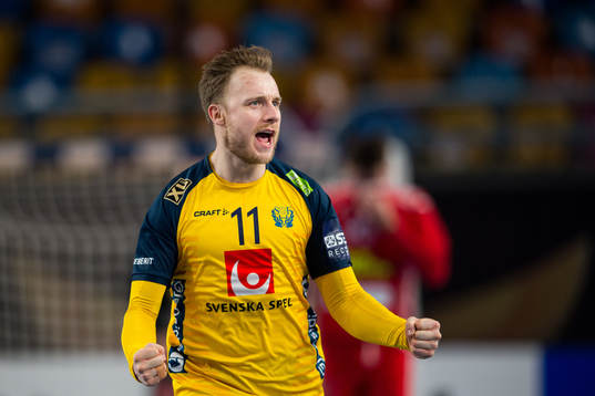 Daniel Pettersson of Sweden celebrates