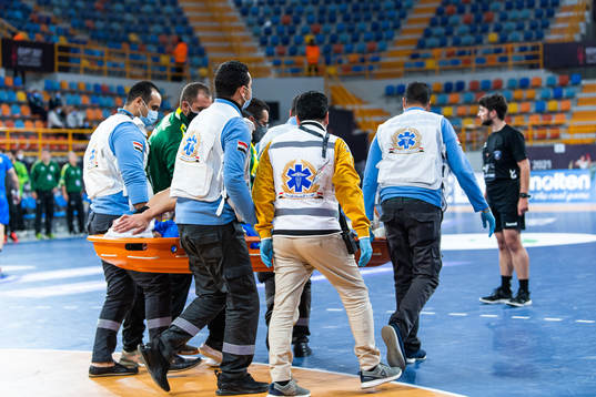 Jose Toledo of Brazil is carried out