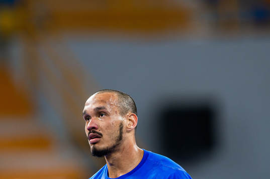 Rogeiro Moraes of Brazil looks dejected