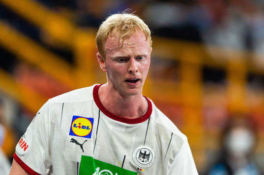 Sebastian Firnhaber of Germany looks dejected