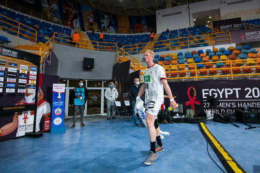 Sebastian Firnhaber of Germany looks dejected