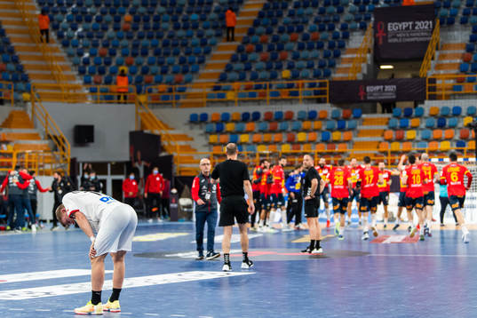 Timo Kastening of Germany looks dejected