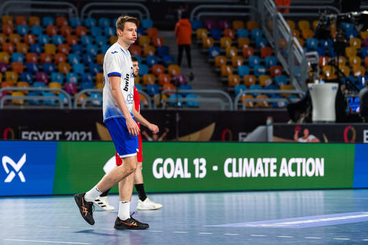Sergei Kosorotov of Russia looks dejected