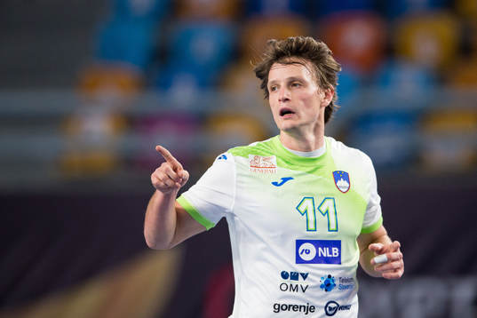 Jure Dolenec of Slovenia celebrates