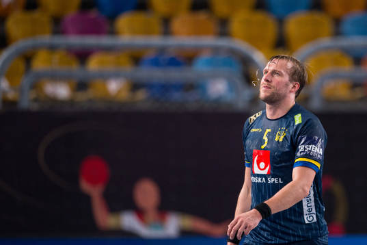 Max Darj of Sweden looks dejected