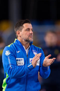 Ljubomir Vranjes, head coach of Slovenia