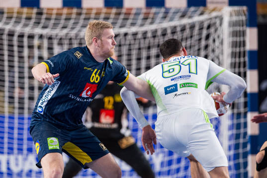 Anton Lindskog of Sweden and Borut Mackovsek of Slovenia
