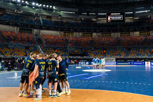 Player of Sweden gather