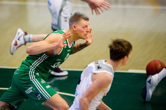 Södertäljes Viktor Gaddefors jublar