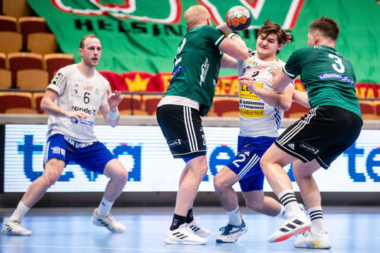 Ystads IFs Jakob Nygren och Ludvig Hallbäck