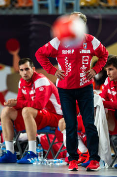 Lino Cervar, head coach of Croatia