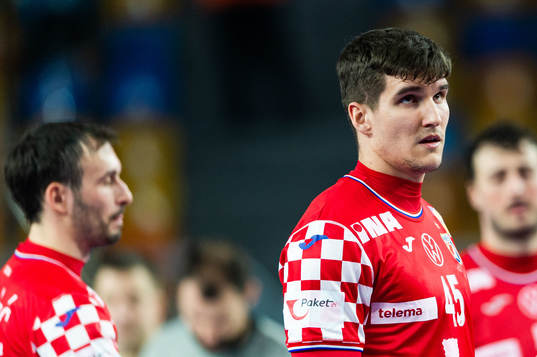 Halil Jaganjac of Croatia looks dejected