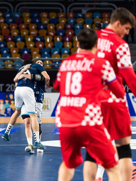 Pedro Cami Martinez and Federico Pizarro celebrate