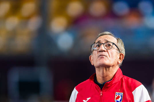 Lino Cervar, head coach of Croatia