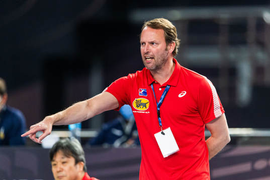 Dagur Sigurdsson, head coach of Japan