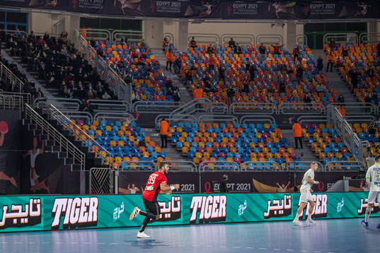 Yehia Elderaa of Egypt celebrates