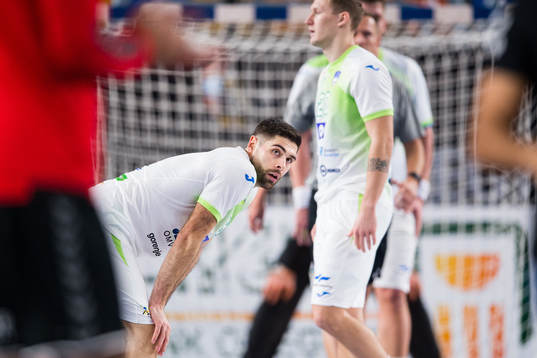 Blaz Janc of Slovenia looks dejected