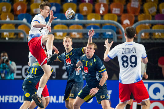 Sergei Kosorotov of Russia and Max Darj of Sweden