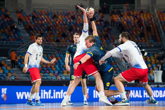 Max Darj of Sweden against Aleksandr Kotov of Russia