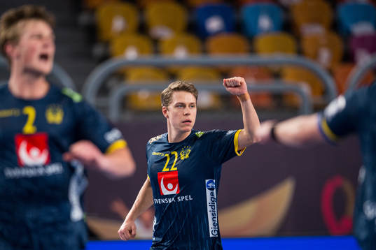 Lucas Pellas of Sweden celebrates