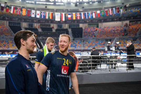 Hampus Wanne and Jim Gottfridsson of Sweden