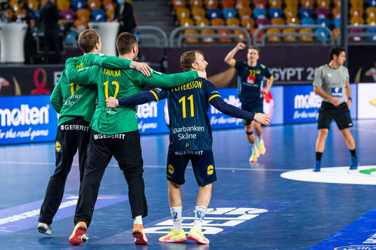 Goalkeeper Mikael Aggefors, goalkeeper Andreas Palicka and