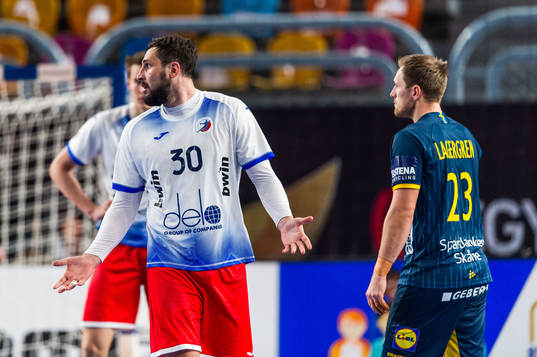 Aleksandr Ermakov of Russia reacts