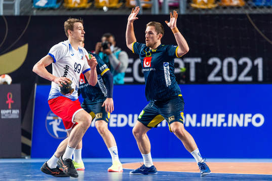 Sergei Kosorotov of Russia and Albin Lagergren of Sweden