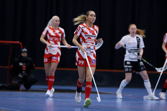 under innebandymatchen i damernas SSL mellan Pixbo och KAIS