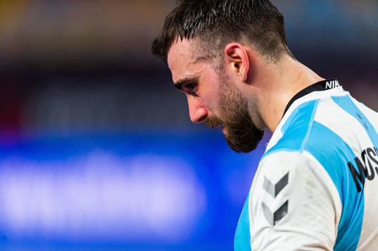 Lucas Dario Moscariello of Argentina looks dejected