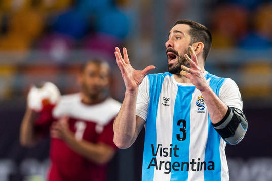 Federico Pizarro of Argentina reacts