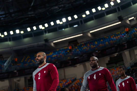 Mustafa Alkrad, Hassan Mabrouk and Rafael Capote enter the