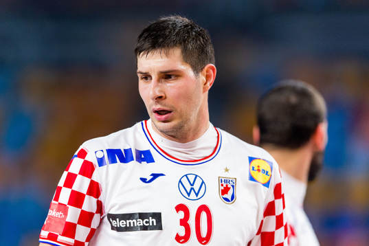 Marko Mamic of Croatia looks dejected