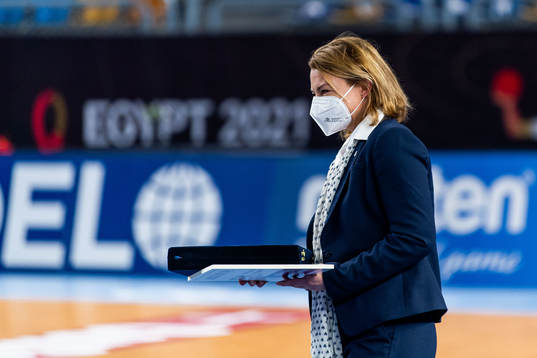 The IHF treasurer Anna Rapp