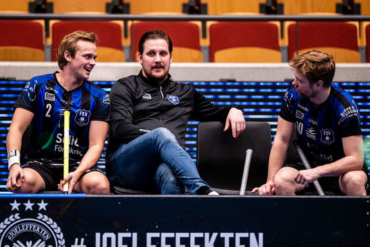 Helsingborgs Linus Nordgren, Carl Nilsson och Max Wahlgren