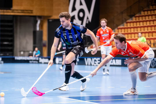 Helsingborgs Fredrik Azelius och Höllvikens Kim Uddvi