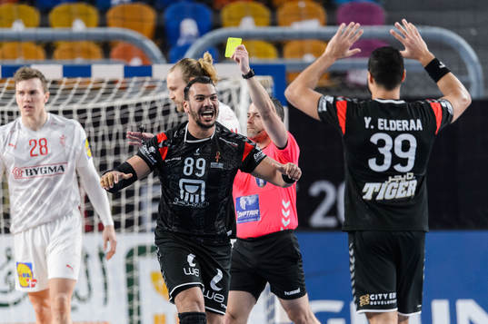 Mohammed Mamdouh of Egypt celebrates
