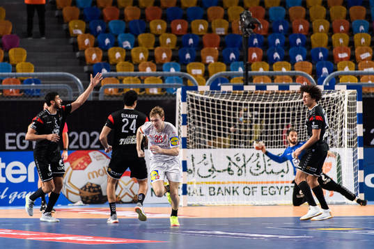 Mathias Gidsel of Denmark
