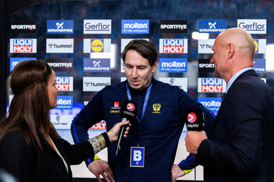 Glenn Solberg, head coach of Sweden interviewed by