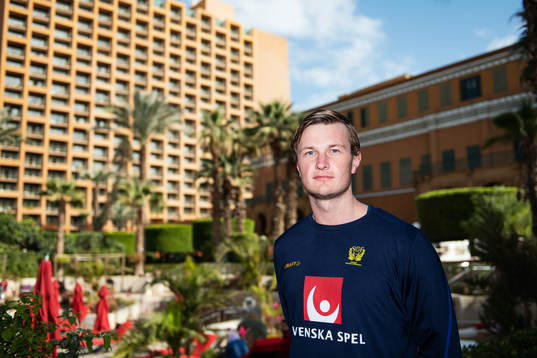 Jonathan Carlsbogård poses for a portrait
