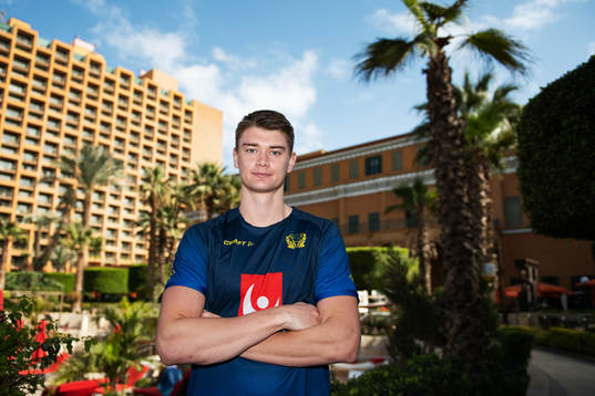 Oskar Sunnefeldt poses for a portrait