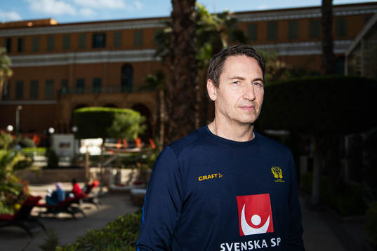 Glenn Solberg, head coach, poses for a portrait
