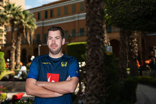 Media manager Daniel Vandor poses for a portrait
