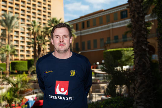 Martin Boquist, assistant coach, poses for a portrait